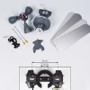 Ventilateur De Plafond Marigliano Gris, Argente