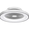 Ventilateur De Plafond Mantra Tibet Led Argente, 1 Lumiere, Telecommandes