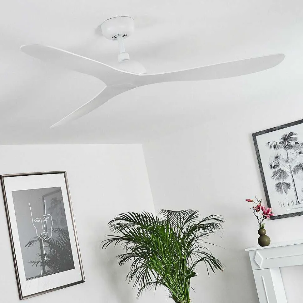 Ventilateur De Plafond Mella Blanc, Telecommandes