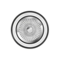 Ventilateur De Plafond Reality Flaga Led Noir, 1 Lumiere, Telecommandes