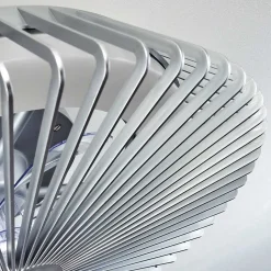 Ventilateur De Plafond Rivarotta Led Blanc, 1 Lumiere, Telecommandes