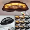 Ventilateur De Plafond Rivarotta Led Blanc, 1 Lumiere, Telecommandes