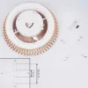 Ventilateur De Plafond Rivarotta Led Blanc, 1 Lumiere, Telecommandes