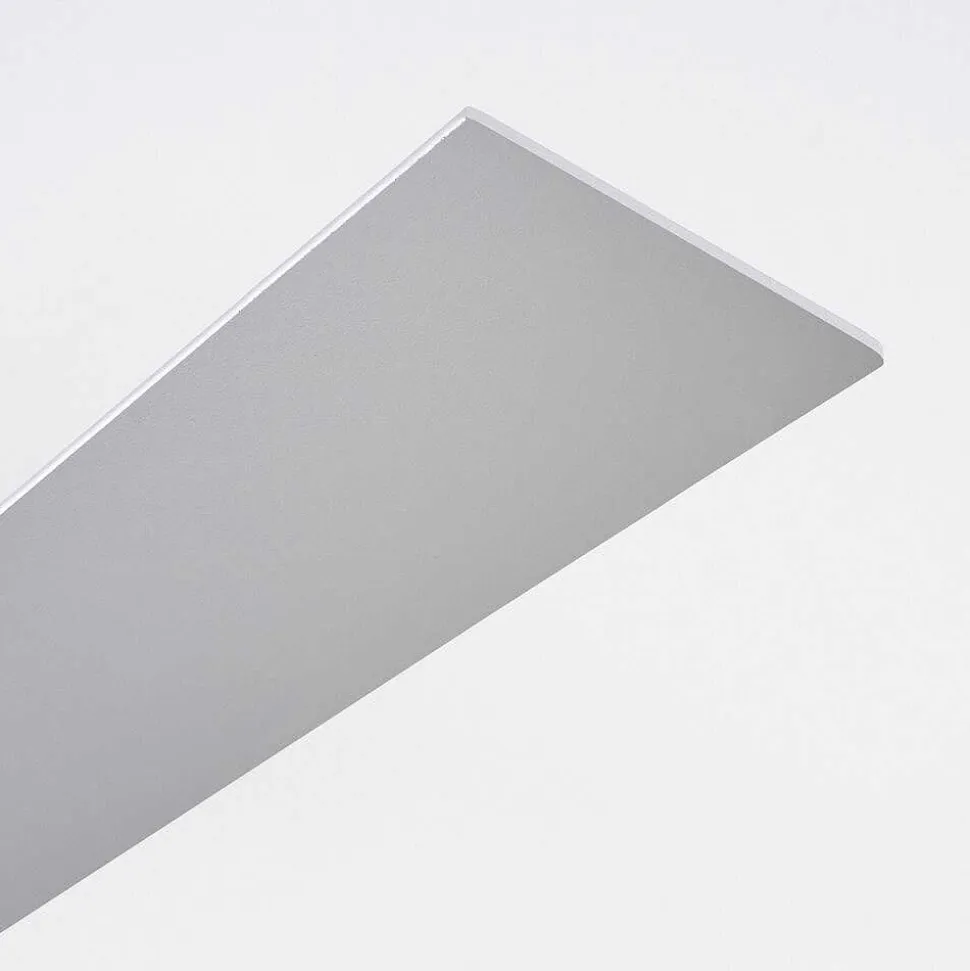 Ventilateur De Plafond Vevey Bois Clair, Nickel Mat, Argente, 2 Lumieres, Telecommandes