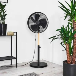 Ventilateur Markham Bois Clair, Noir