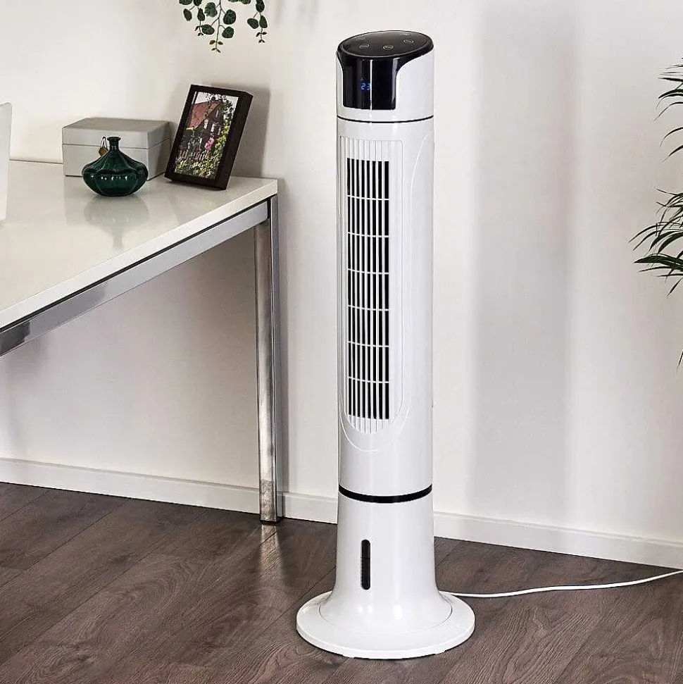 Ventilateur Urbino Tower Noir, Blanc, Telecommandes