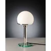 Wagenfeld 25 Tecnolumen Lampe A Poser Nickel Mat, Transparent, 1 Lumiere