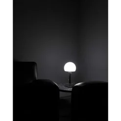 Wagenfeld 24 Tecnolumen Lampe A Poser Nickel Brillant, 1 Lumiere
